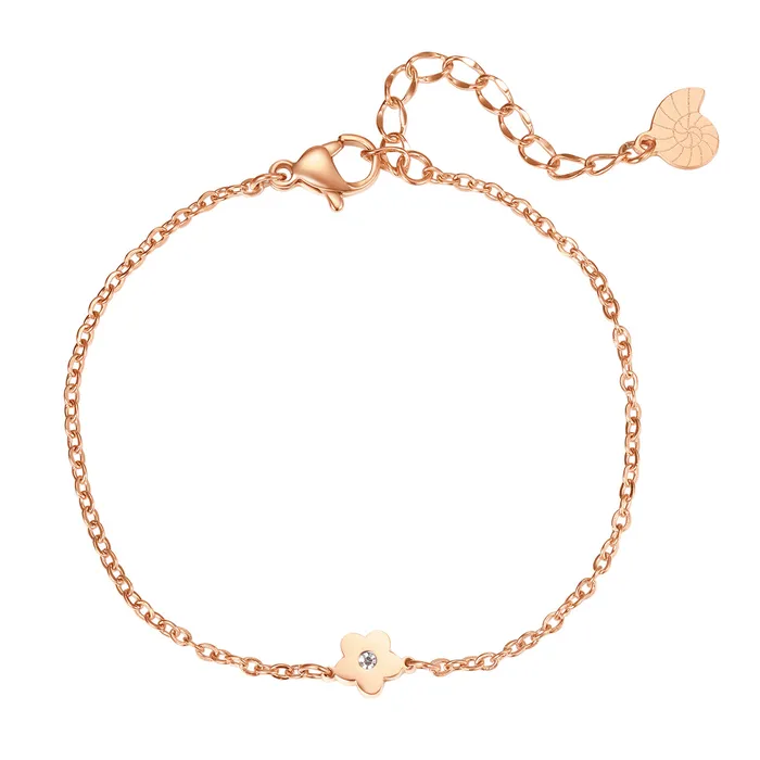 Bracelets Hey Happiness Petite Flower Bracelet in Gold Bracelets Hey Happiness Petite Flower Bracelet in Gold