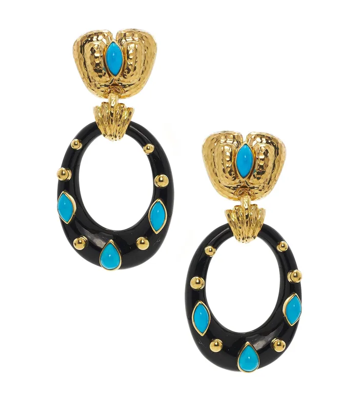 David Webb Earrings Kallisto Oval Earrings
