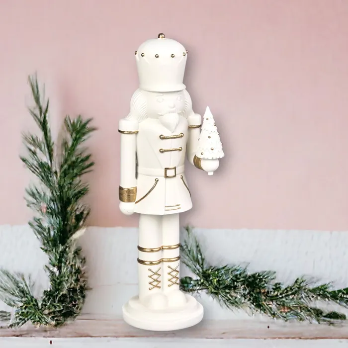 December Diamonds Gingerbread Village White Gold Nutcracker With Tree December Diamonds Necklaces