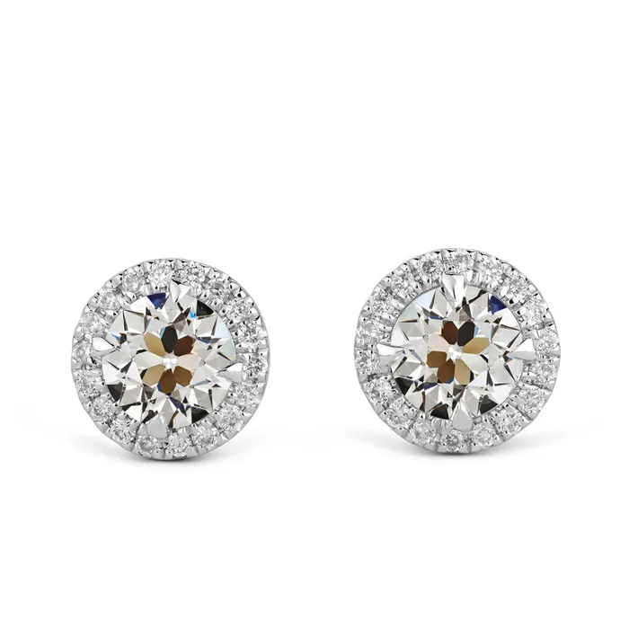Earrings Halo Natural Diamond Old Miner Stud Earrings 5 Carats Womens Jewelry HarryChadEntcom Earrings Halo Natural Diamond Old Miner Stud Earrings 5 Carats Womens Jewelry HarryChadEntcom
