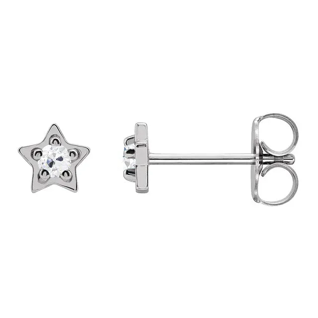 Earrings Star Style Natural Earth Mined Diamond Stud Earrings Round Old Cut 1 Carat White Gold HarryChadEntcom Earrings Star Style Natural Earth Mined Diamond Stud Earrings Round Old Cut 1 Carat White Gold HarryChadEntcom