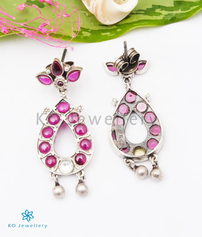 Earrings Temple The Anusuya Silver Earrings