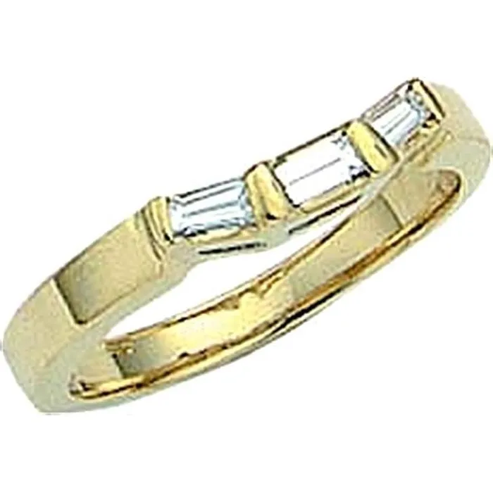 GB 1 Carat Yellow Gold 14K Natural Earth Mined Diamond Wedding Band F VVS1 Rings