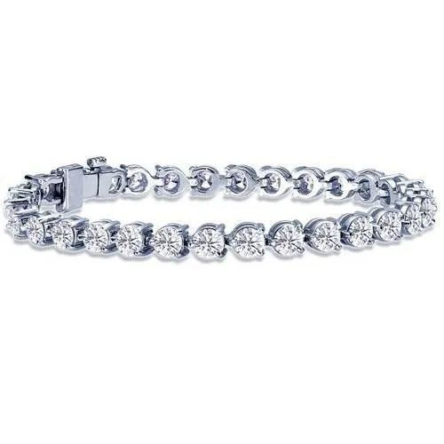 GB Bracelets 1050 Carats Prong Set Round Natural Earth Mined Diamond Tennis Bracelet Gold Jewelry GB Bracelets 1050 Carats Prong Set Round Natural Earth Mined Diamond Tennis Bracelet Gold Jewelry