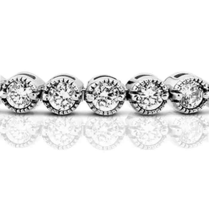 GB Bracelets 6 Carats Natural Earth Mined Diamonds Women Tennis Bracelet Gold White 14K GB Bracelets 6 Carats Natural Earth Mined Diamonds Women Tennis Bracelet Gold White 14K