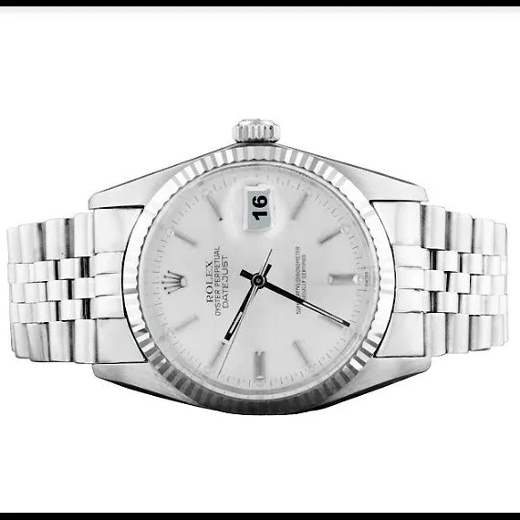 GB Bracelets Men Rolex Datejust Watch Silver Dial Fluted Bezel Ss Bracelet GB Bracelets Men Rolex Datejust Watch Silver Dial Fluted Bezel Ss Bracelet