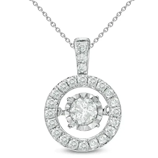GB Necklaces Round Cut Pendant Necklace 495 Carat Natural Earth Mined Diamond Cut Mounting GB Necklaces Round Cut Pendant Necklace 495 Carat Natural Earth Mined Diamond Cut Mounting