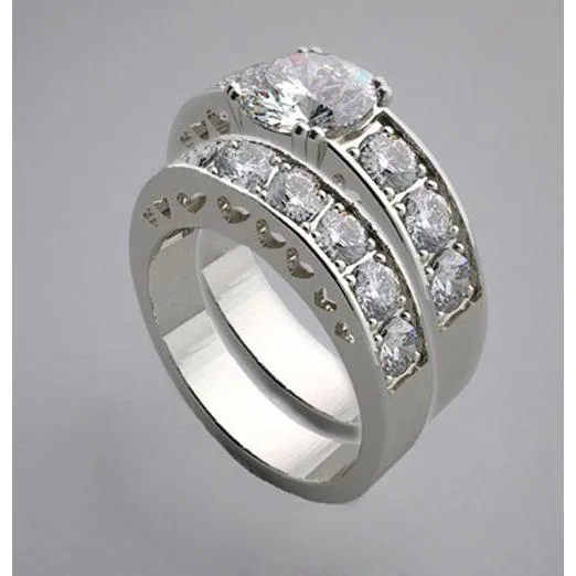 GB Rings 225 Carat Round Genuine Natural Earth Mined Diamond Engagement Ring Band Set White Gold GB Rings 225 Carat Round Genuine Natural Earth Mined Diamond Engagement Ring Band Set White Gold