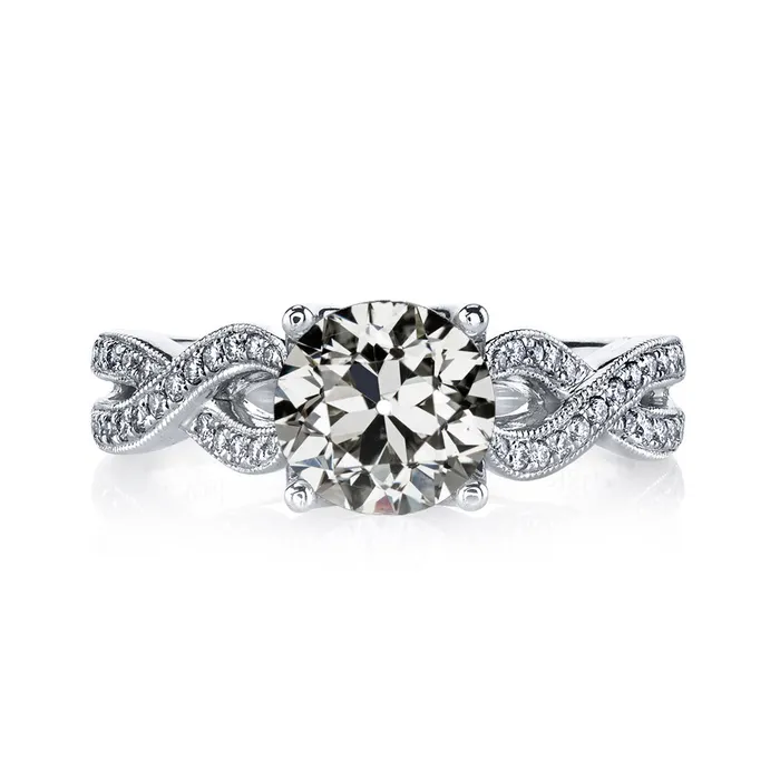 GB Rings Round Old Miner Genuine Natural Earth Mined Diamond Wedding Ring Infinity Style 550 Carats GB Rings Round Old Miner Genuine Natural Earth Mined Diamond Wedding Ring Infinity Style 550 Carats