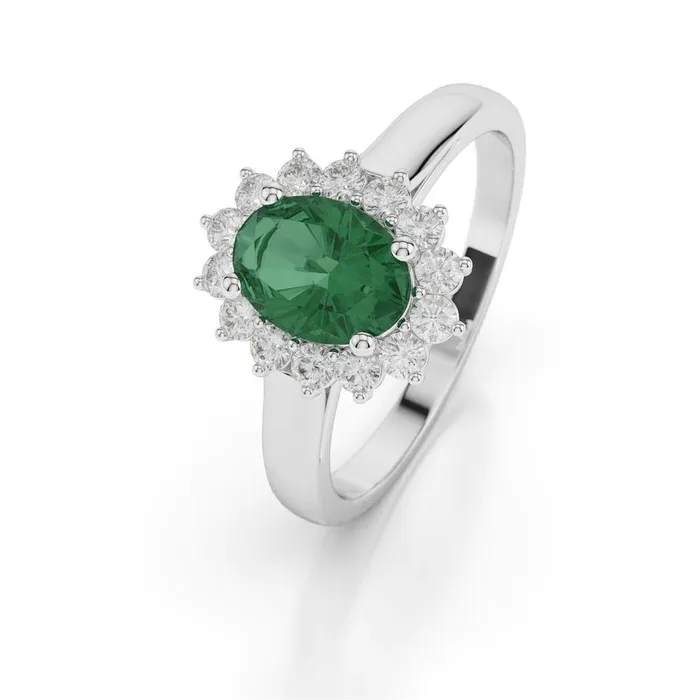 Green Emerald And Natural Earth Mined Diamond Wedding Ring 350 Carats Gold Jewelry GB Rings Green Emerald And Natural Earth Mined Diamond Wedding Ring 350 Carats Gold Jewelry GB Rings