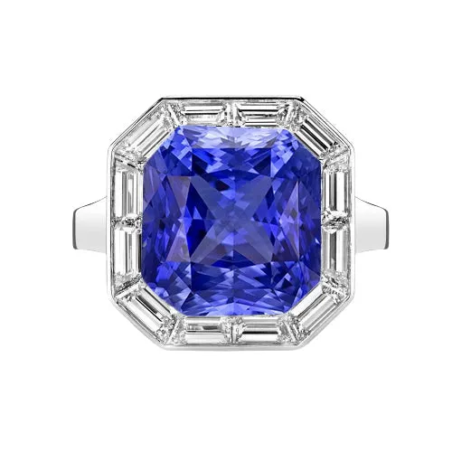 Halo Radiant Blue Sapphire Ring Baguette Natural Earth Mined Diamonds 350 Carats HarryChadEntcom Rings Halo Radiant Blue Sapphire Ring Baguette Natural Earth Mined Diamonds 350 Carats HarryChadEntcom Rings