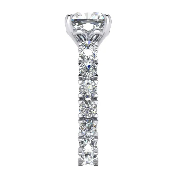 HarryChadEntcom Rings Cute Modern Engagement Ring 5 Ct Cushion Cut White Gold Natural Diamond HarryChadEntcom Rings Cute Modern Engagement Ring 5 Ct Cushion Cut White Gold Natural Diamond