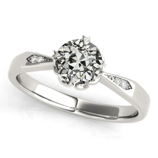 HarryChadEntcom Rings Gold Anniversary Ring Old Miner Genuine Natural Earth Mined Diamond Tapered Shank 2 Carats HarryChadEntcom Rings Gold Anniversary Ring Old Miner Genuine Natural Earth Mined Diamond Tapered Shank 2 Carats