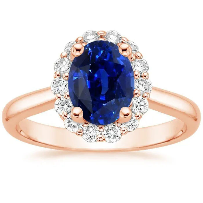 HarryChadEntcom Rings Halo Round Natural Earth Mined Diamond Oval Ring Sri Lankan Sapphire 350 Carats HarryChadEntcom Rings Halo Round Natural Earth Mined Diamond Oval Ring Sri Lankan Sapphire 350 Carats