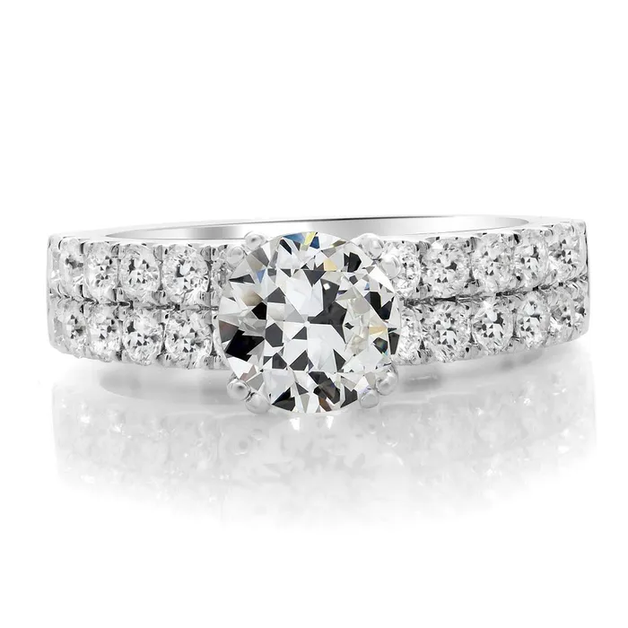 HarryChadEntcom Rings Round Old Cut Natural Earth Mined Diamond Engagement Ring Gold Jewelry 1050 Carats HarryChadEntcom Rings Round Old Cut Natural Earth Mined Diamond Engagement Ring Gold Jewelry 1050 Carats
