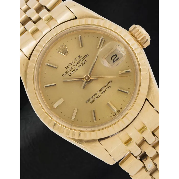 HarryChadEntcom Watches Rolex Datejust 26 mm Champagne Stick Dial Yellow Gold Ladies Watch HarryChadEntcom Watches Rolex Datejust 26 mm Champagne Stick Dial Yellow Gold Ladies Watch