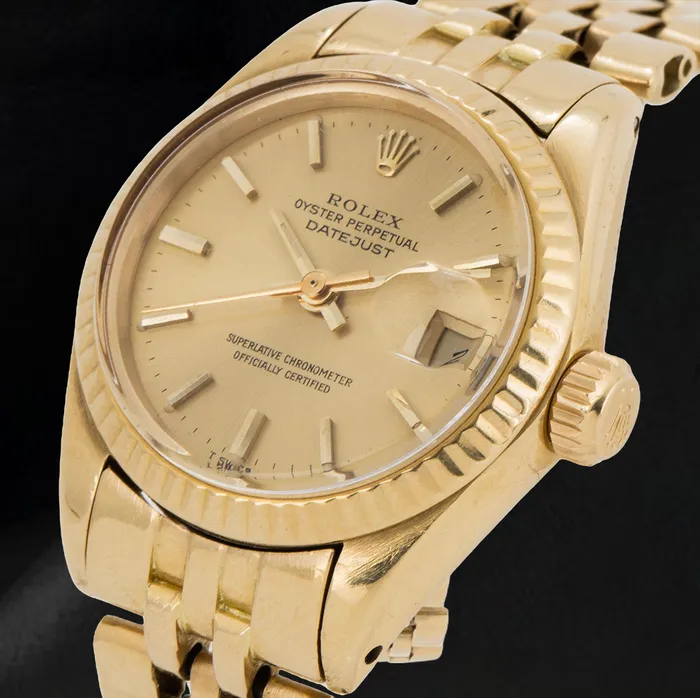 HarryChadEntcom Watches Rolex Datejust 26 mm Champagne Stick Dial Yellow Gold Ladies Watch HarryChadEntcom Watches Rolex Datejust 26 mm Champagne Stick Dial Yellow Gold Ladies Watch