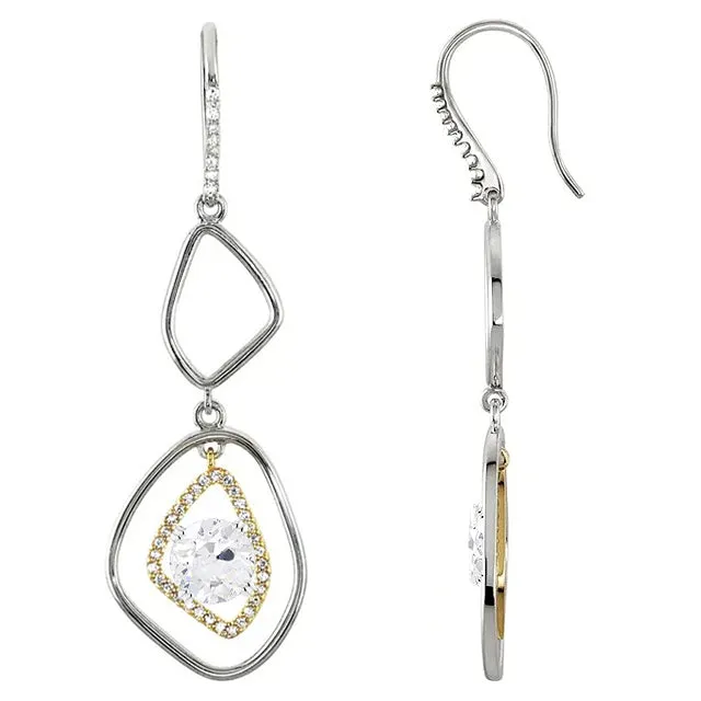 HarryChadEntcom Womens Gold Dangle Earrings 125 Ct Jewelry Old Miner Natural Diamond Earrings