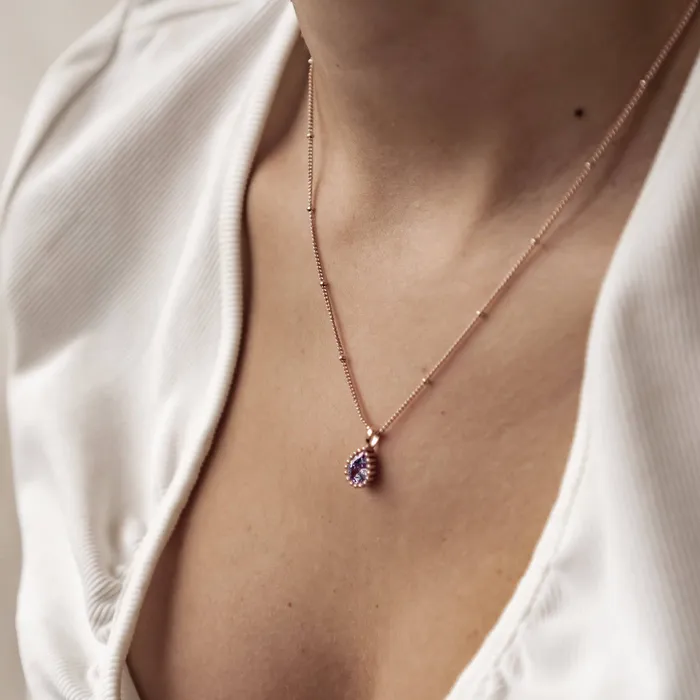 Hey Happiness Necklaces June Alexandrite Birthstone Necklace Sterling Silver Hey Happiness Necklaces June Alexandrite Birthstone Necklace Sterling Silver
