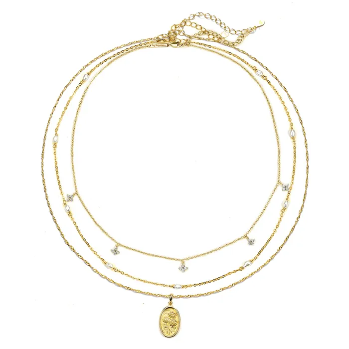 Hey Happiness Rings Nature Lover Necklaces Set Sterling Silver