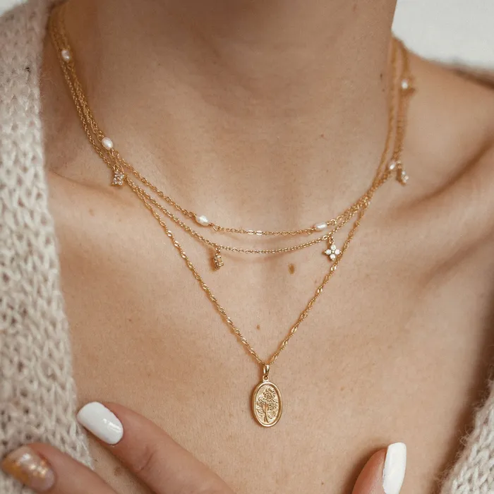 Hey Happiness Rings Nature Lover Necklaces Set Sterling Silver Hey Happiness Rings Nature Lover Necklaces Set Sterling Silver
