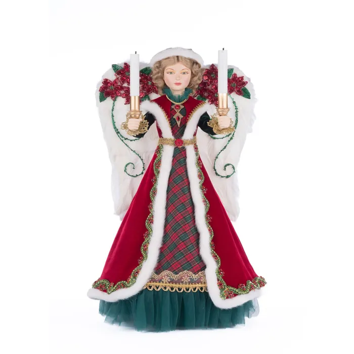 Katherines Collection Holiday Magic 2024 Penelope Poinsettia Angel Tree Topper 20Inch Necklaces Katherines Collection Holiday Magic 2024 Penelope Poinsettia Angel Tree Topper 20Inch Necklaces