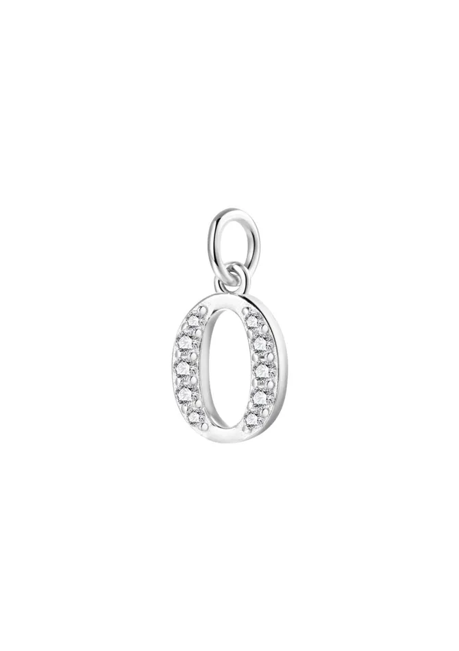 Letter Pendant Sterling Silver Hey Happiness Necklaces