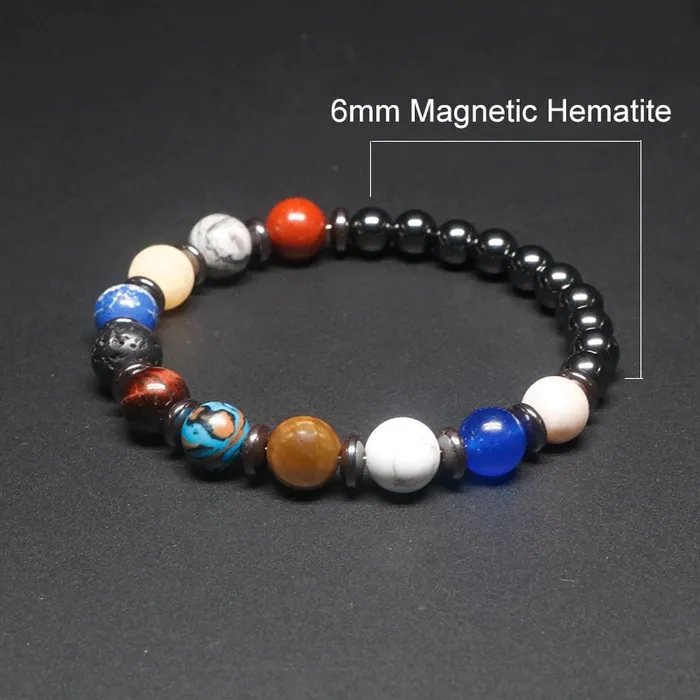 Life Changing Energy Bracelets Natural Stone Solar System Bracelet