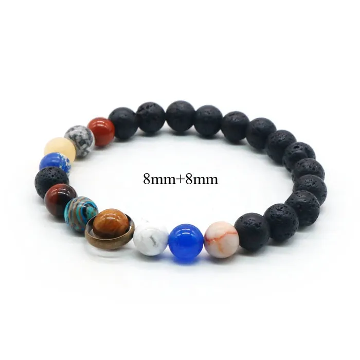 Life Changing Energy Bracelets Natural Stone Solar System Bracelet