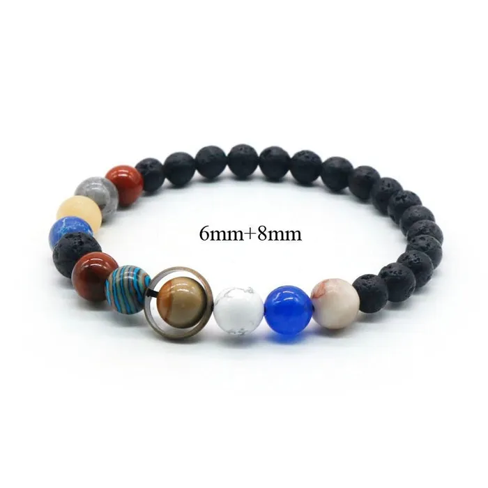 Life Changing Energy Bracelets Natural Stone Solar System Bracelet