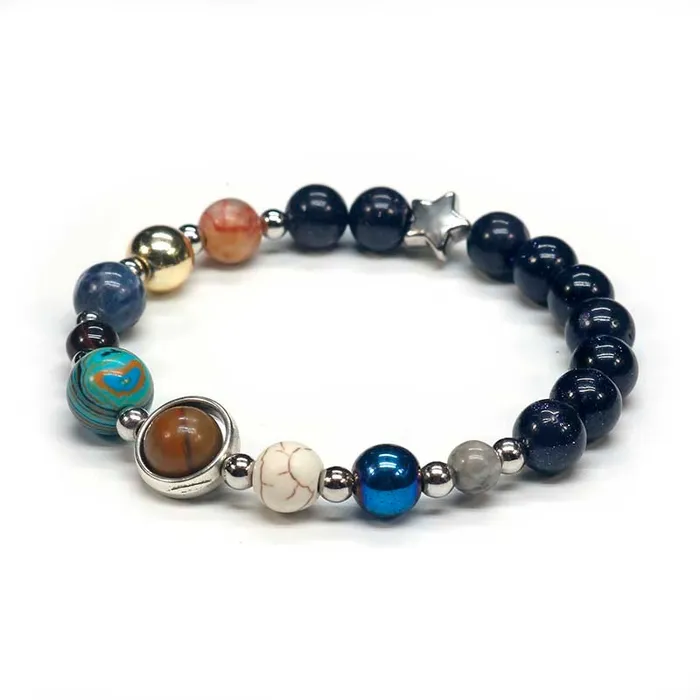 Life Changing Energy Bracelets Natural Stone Solar System Bracelet