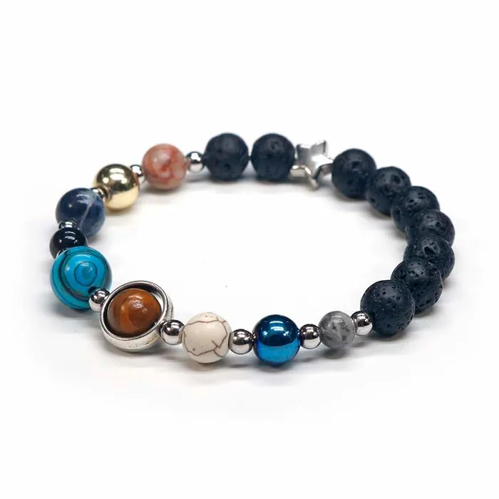 Life Changing Energy Bracelets Natural Stone Solar System Bracelet