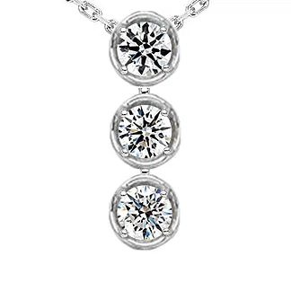 Necklaces Anniversary Jewelry 3 Stone Round Mined Diamond Pendant Necklace 225 Carats HarryChadEntcom Necklaces Anniversary Jewelry 3 Stone Round Mined Diamond Pendant Necklace 225 Carats HarryChadEntcom