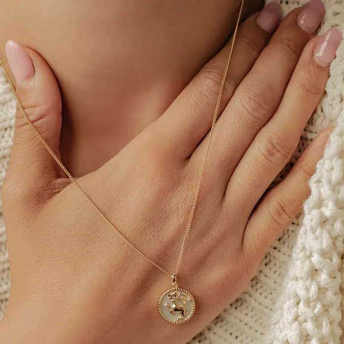 Necklaces Hey Happiness Sagittarius Zodiac Pendant Necklace Necklaces Hey Happiness Sagittarius Zodiac Pendant Necklace