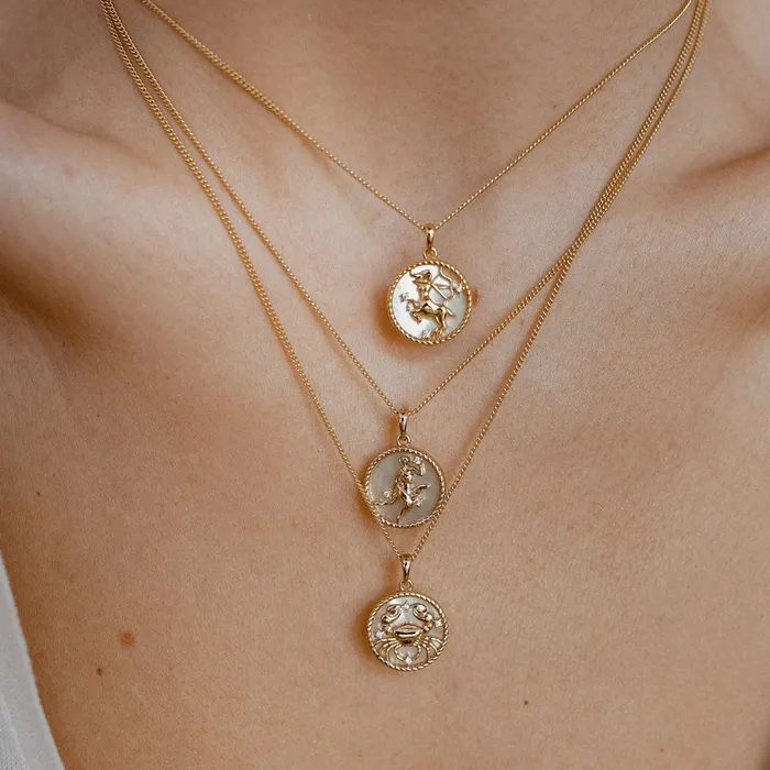 Necklaces Hey Happiness Sagittarius Zodiac Pendant Necklace Necklaces Hey Happiness Sagittarius Zodiac Pendant Necklace