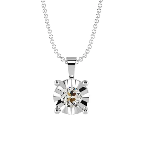 Necklaces Ladies 1 Carat Real Diamond Pendant Gold Necklace Round Old Miner HarryChadEntcom Necklaces Ladies 1 Carat Real Diamond Pendant Gold Necklace Round Old Miner HarryChadEntcom