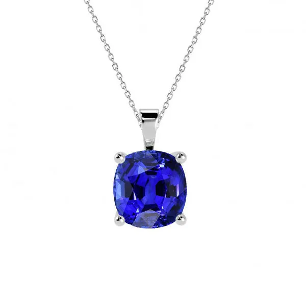 Necklaces Solitaire Cushion Sri Lankan Sapphire Pendant With Chain 250 Carats HarryChadEntcom Necklaces Solitaire Cushion Sri Lankan Sapphire Pendant With Chain 250 Carats HarryChadEntcom