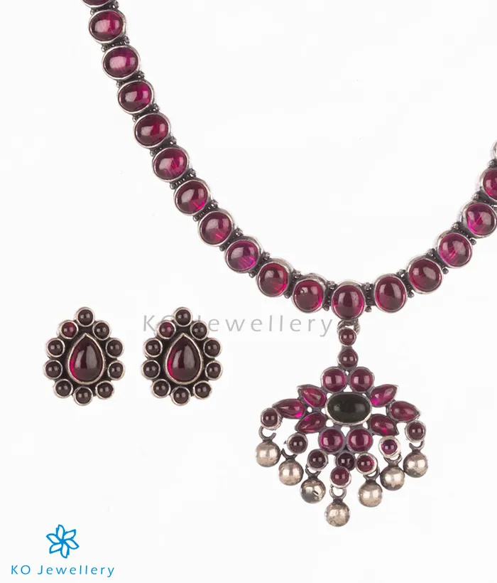 Necklaces The Varga Addigai Silver Necklace Oxidised Silversmith