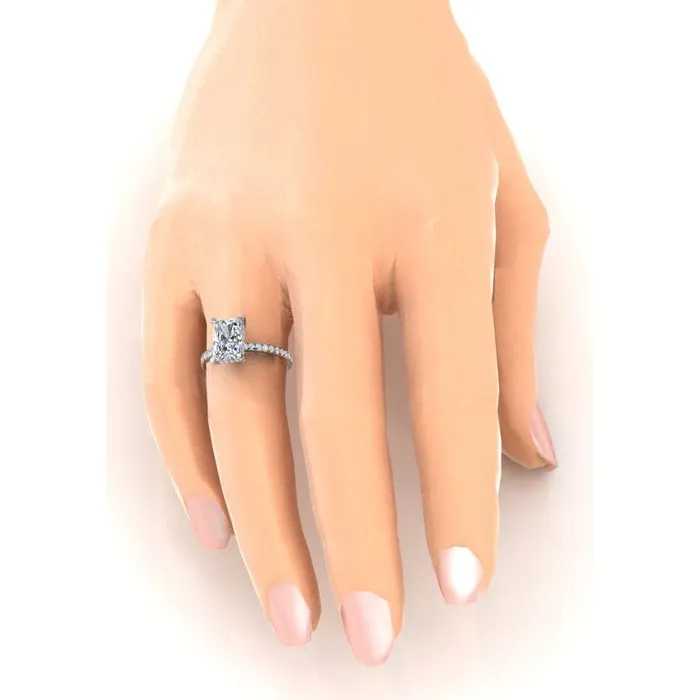 Radiant Pave EarthMined Diamond Ring HarryChadEntcom Rings Radiant Pave EarthMined Diamond Ring HarryChadEntcom Rings