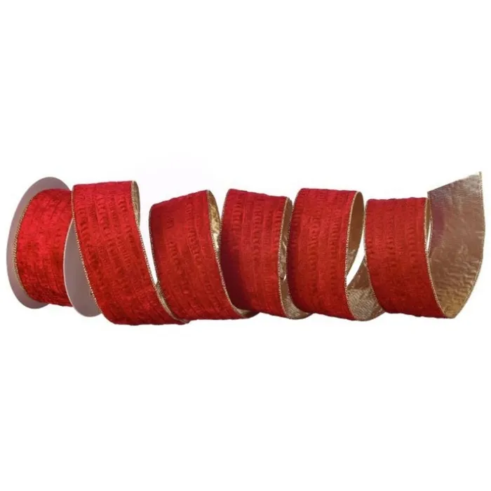Regency International PreStyled Sets Regency International 25X10Y Gold BackCrinkle Velvet Ribbon Regency International PreStyled Sets Regency International 25X10Y Gold BackCrinkle Velvet Ribbon