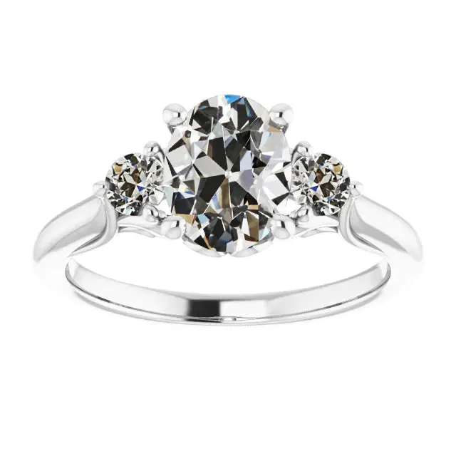 Rings 3 Stone Round Oval Old Miner Natural Earth Mined Diamond Ring 4 Carats 14K Gold HarryChadEntcom Rings 3 Stone Round Oval Old Miner Natural Earth Mined Diamond Ring 4 Carats 14K Gold HarryChadEntcom