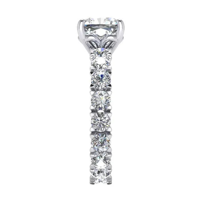 Rings HarryChadEntcom Cushion Anniversary Band Ring 4 Ct Gold Ladies Jewelry Genuine Diamond Rings HarryChadEntcom Cushion Anniversary Band Ring 4 Ct Gold Ladies Jewelry Genuine Diamond