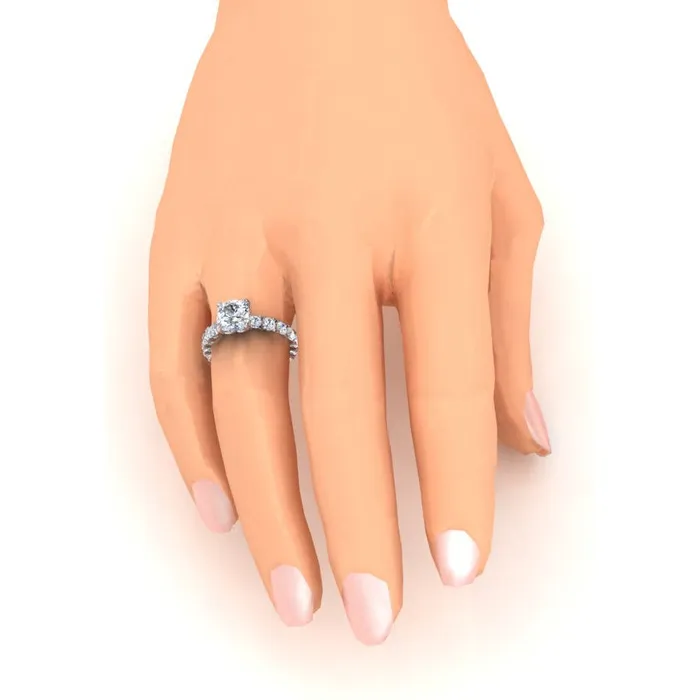Rings HarryChadEntcom Cushion Anniversary Band Ring 4 Ct Gold Ladies Jewelry Genuine Diamond Rings HarryChadEntcom Cushion Anniversary Band Ring 4 Ct Gold Ladies Jewelry Genuine Diamond