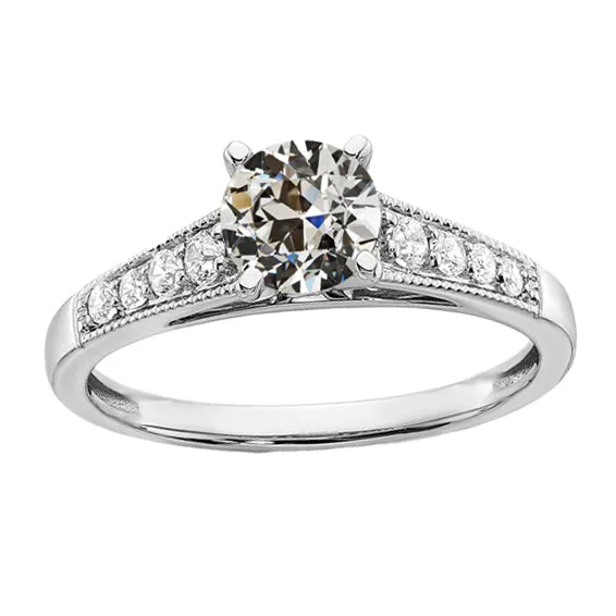 Rings HarryChadEntcom Round Old Miner Real Natural Earth Mined Diamond Engagement Ring With Accents 250 Carats Rings HarryChadEntcom Round Old Miner Real Natural Earth Mined Diamond Engagement Ring With Accents 250 Carats
