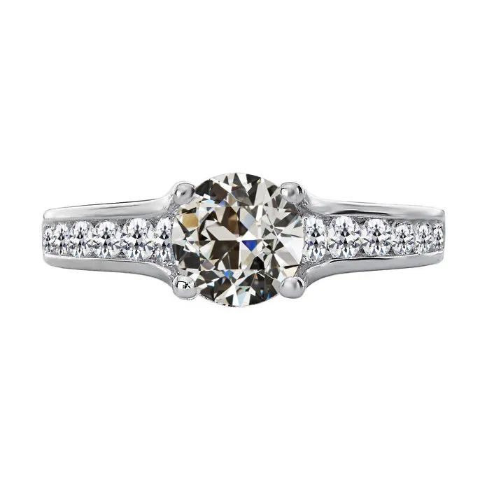 Round Old Cut Natural Earth Mined Diamond Wedding Ring Gold Channel Set 450 Carats HarryChadEntcom Rings Round Old Cut Natural Earth Mined Diamond Wedding Ring Gold Channel Set 450 Carats HarryChadEntcom Rings
