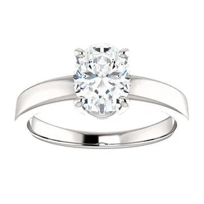 Solitaire Natural Earth Mined Diamond Ring 350 Carats Prong Setting Jewelry GB Rings
