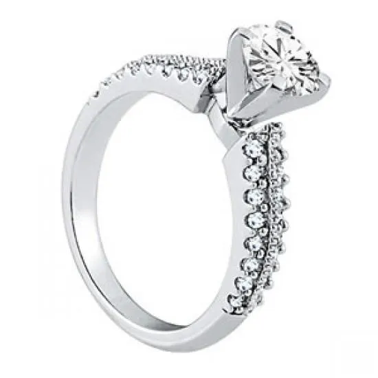 Solitaire With Accents 105 Carats Natural Earth Mined Diamonds Engagement Fancy Ring GB Rings Solitaire With Accents 105 Carats Natural Earth Mined Diamonds Engagement Fancy Ring GB Rings