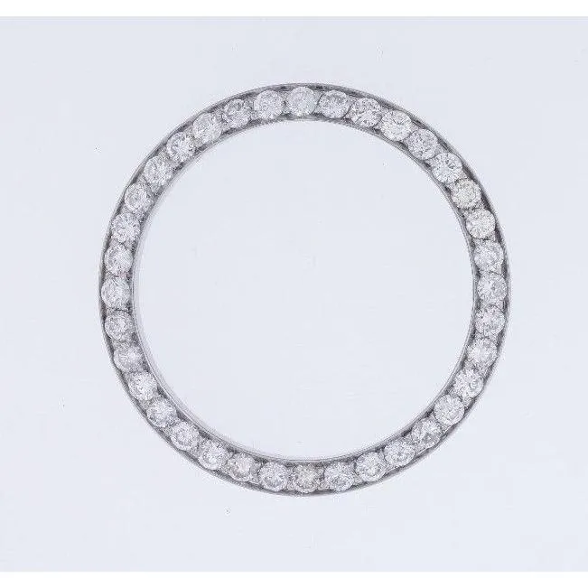 Watches GB 36 Mm Round Custom Mined Diamond Bezel To Fit Rolex Mens Datejust Watch 475 Ct Watches GB 36 Mm Round Custom Mined Diamond Bezel To Fit Rolex Mens Datejust Watch 475 Ct