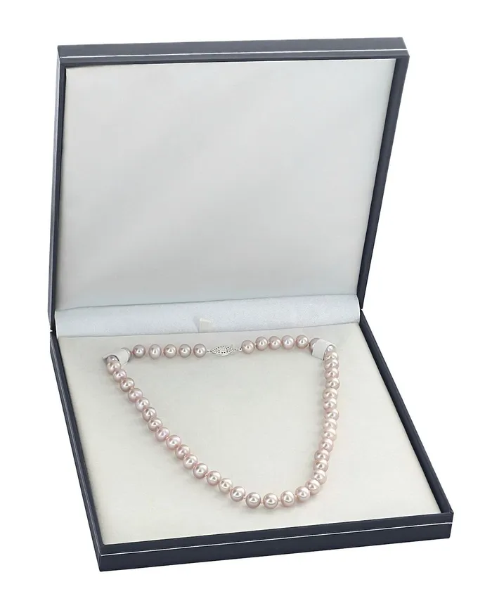 115125mm Peach Freshwater Pearl Necklace AAA Quality SPT Necklaces