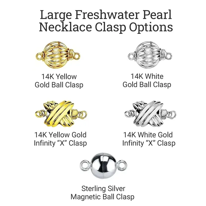 115125mm Peach Freshwater Pearl Necklace AAA Quality SPT Necklaces